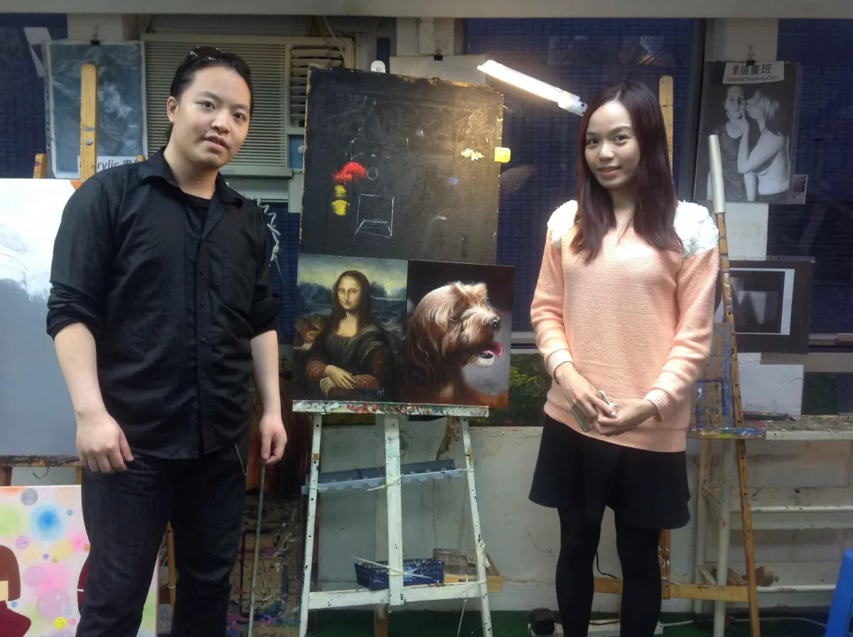 Lindy and Michael Andrew Law at Nature Art Workshop