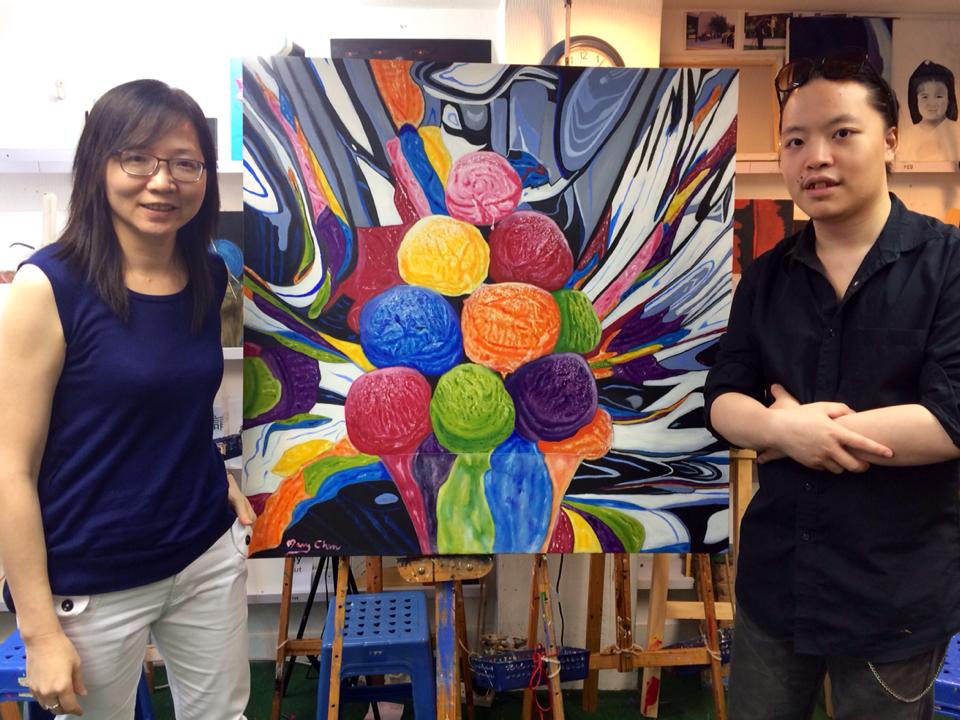 Nature Art Workshop and Michael Andrew Law and Mary CHan