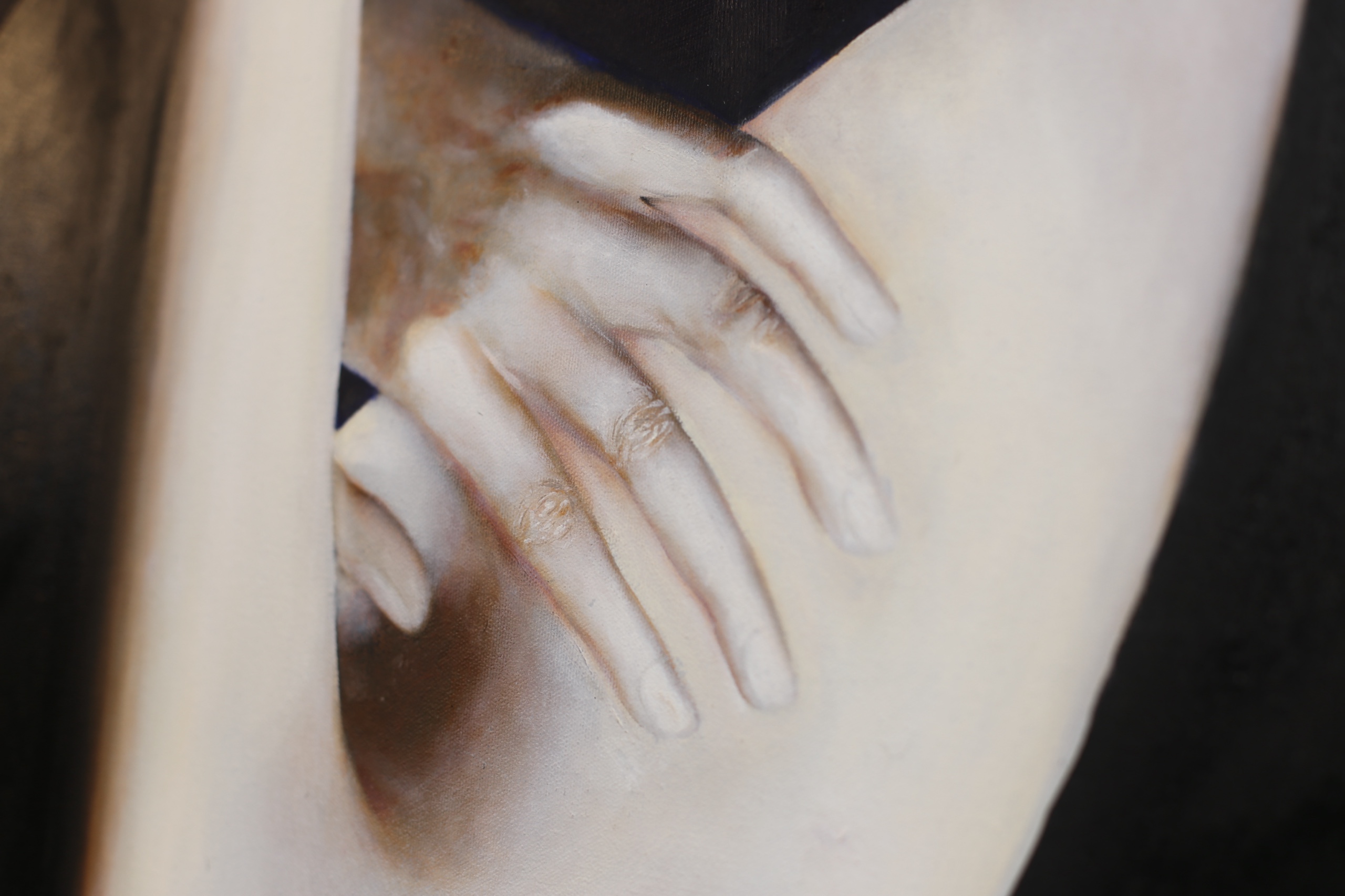 Self Portrait Oil Painting on canvas by Eagle Lo