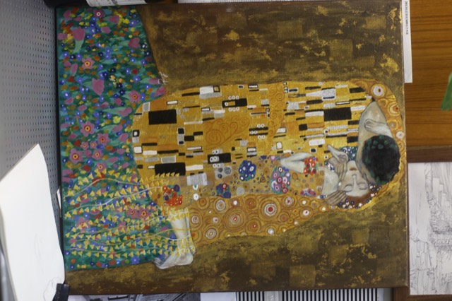 Oil Painting by Lindy at Michael Andrew Law's workshop